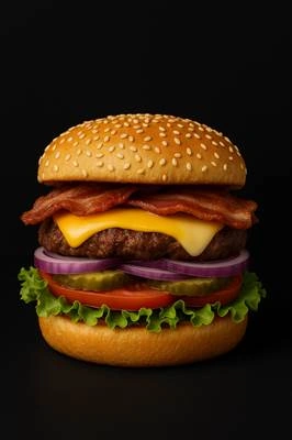 Smash burguer salada bacon